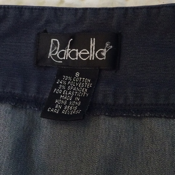 Rafaella Embroidered Skirt Sz 8 - Picture 5 of 7